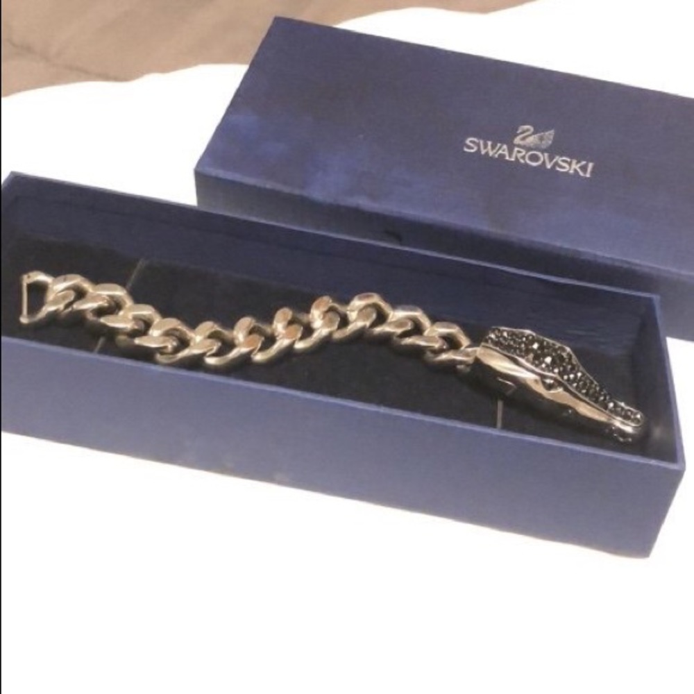 SWAROVSKI CROCODILE BRACELET.